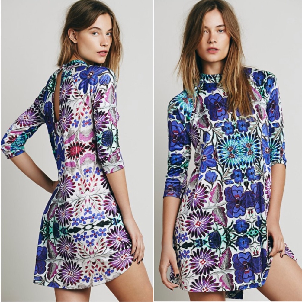 Free People Disco Fiesta Floral Dress